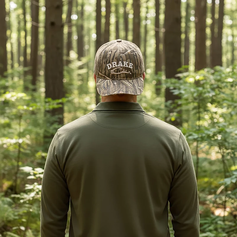 Drake Men's Distressed 6-Panel Ball Cap