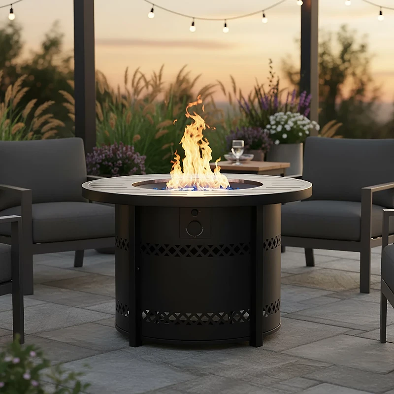 Mosaic Kingsland II 36 in Gas Fire Pit
