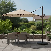 Mosaic 10 ft Round Patio Cantilever Umbrella