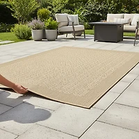 Mosaic 5 ft x 7 Synthetic Sisal Rug