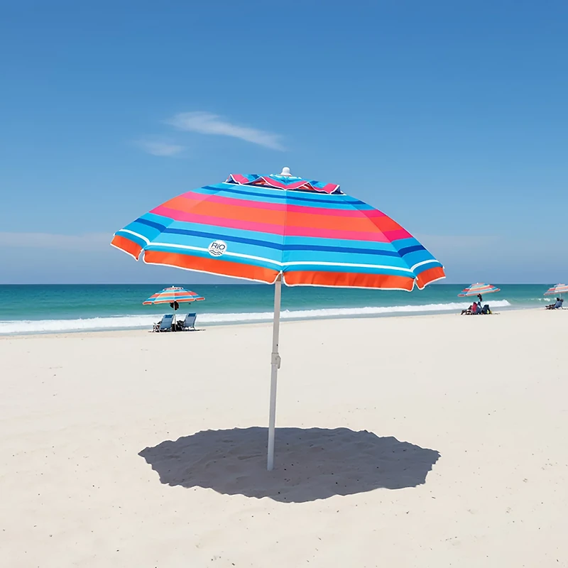Rio 6.5 ft Umbrella with Integrated Sand Anchor