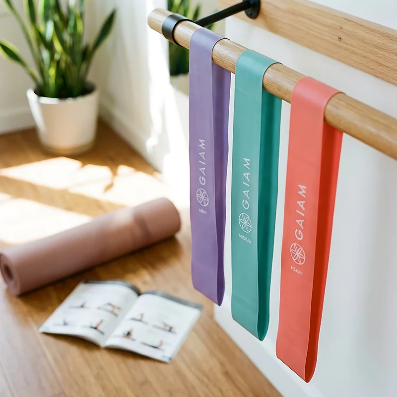 Gaiam Flat Resistance Bands 3-Pack