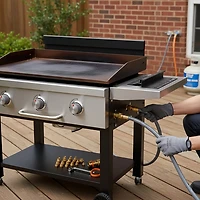 Blackstone Natural Gas Conversion Kit with Wind Guards
