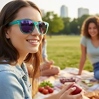 SOL PWR Women's Lifestyle Sporty Square Polarized Sunglasses