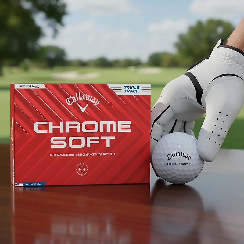 Callaway Chrome Soft Triple Track Golf Balls 12-Pack