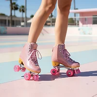 Revel Adults' Cotton Candy Glitter Quad Skates