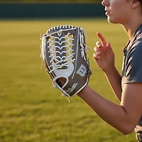 Wilson 12.5 in A1000 T125 Outfield Fast-Pitch Softball Glove