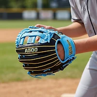 Wilson in Youth A500 Infield Baseball Glove