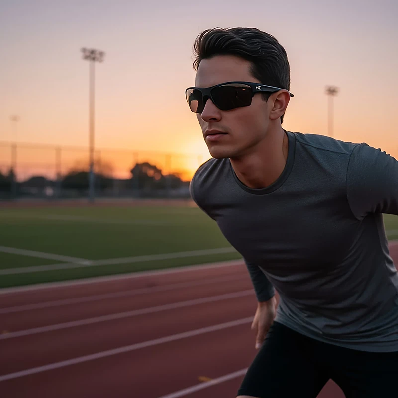 Knockaround Black on Black Flight Paths Sunglasses