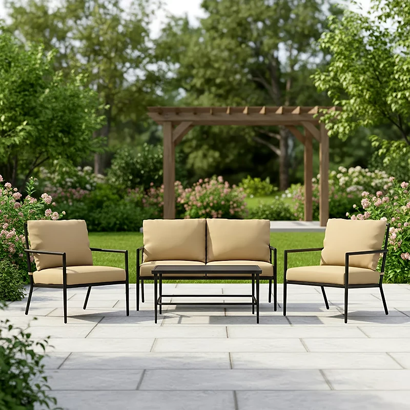 Mosaic Livingston 4-Piece Garden Conversation Set