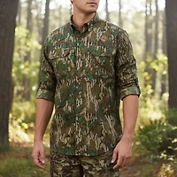 Drake Men's Ol' Tom Wingshooter Trey Long Sleeve Button Down Shirt