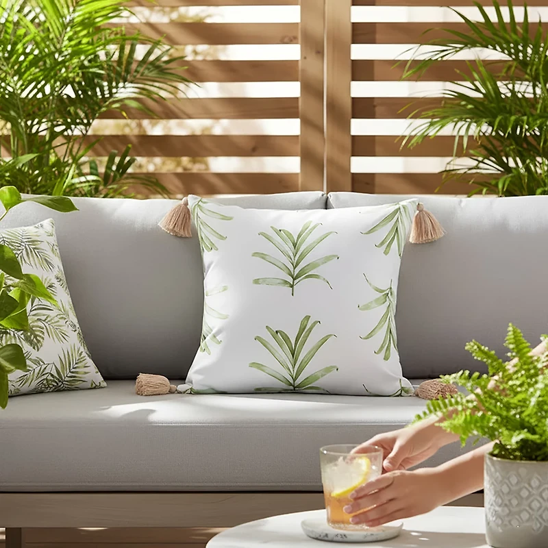 Mosaic 18 in Printed Patio Pillow