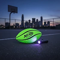 NERF Spiral Glow The Dark Football