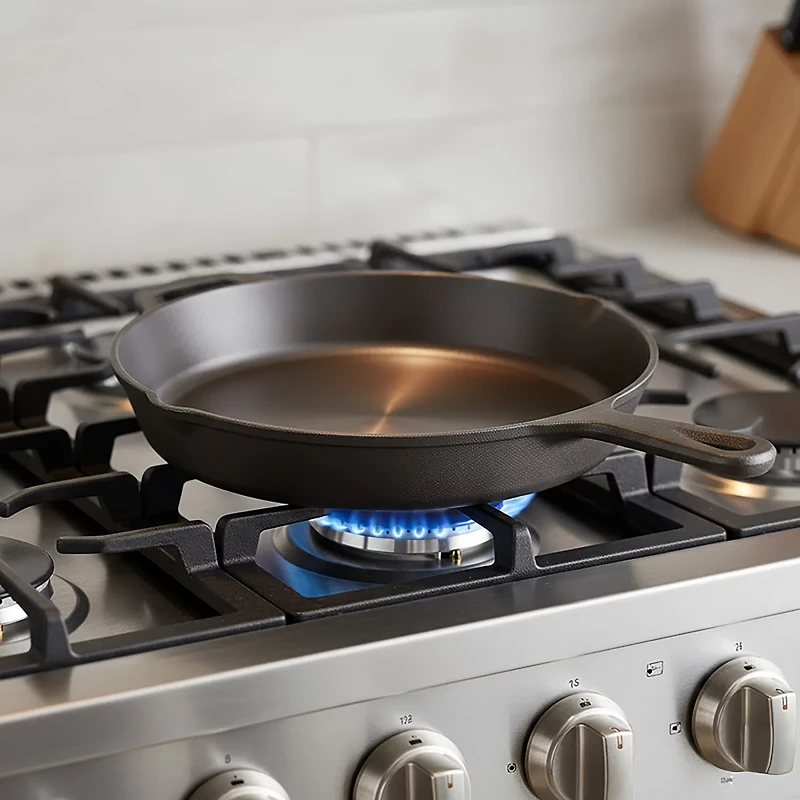Outdoor Gourmet 10 in Polished Cast Iron Skillet