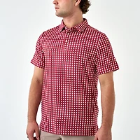 Burlebo Men's Alabama Performance Long Sleeve Polo Shirt