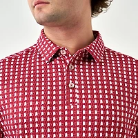 Burlebo Men's Alabama Performance Long Sleeve Polo Shirt