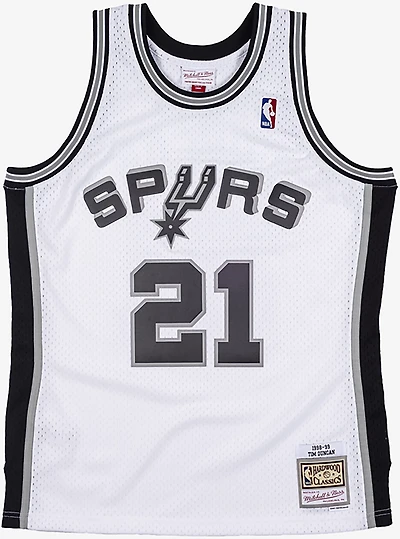 Mitchell  Ness Tim Duncan San Antonio Spurs 1998 99 Hardwood Classics Swingman Jersey