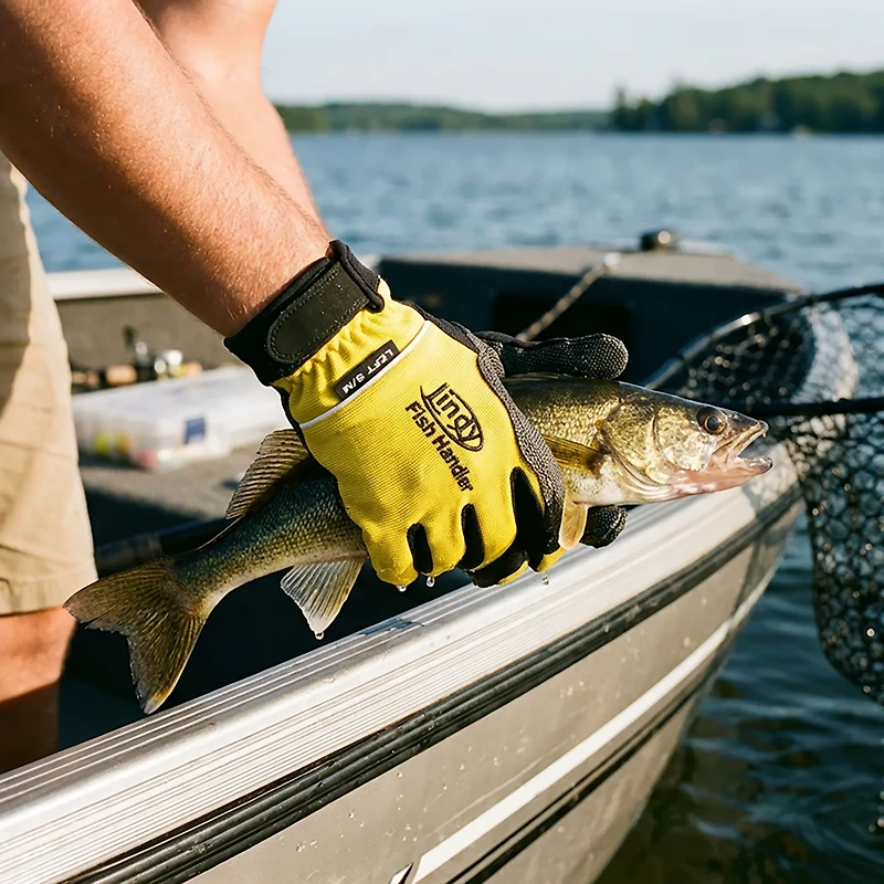 Lindy Adults' Left-handed Medium Fish Handling Glove