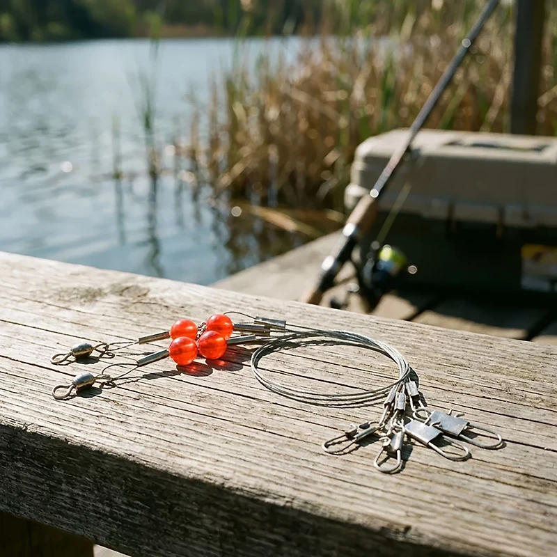 Eagle Claw 24" Double Drop Wire Leader Rigs 2-Pack