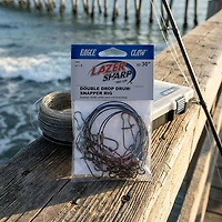 Eagle Claw 30" Double Drop Drum/Snapper Saltwater Leader Rigs 2-Pack