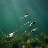 YUM YUMbrella Flash Mob Jr. Willow Blade Baitfish Rig