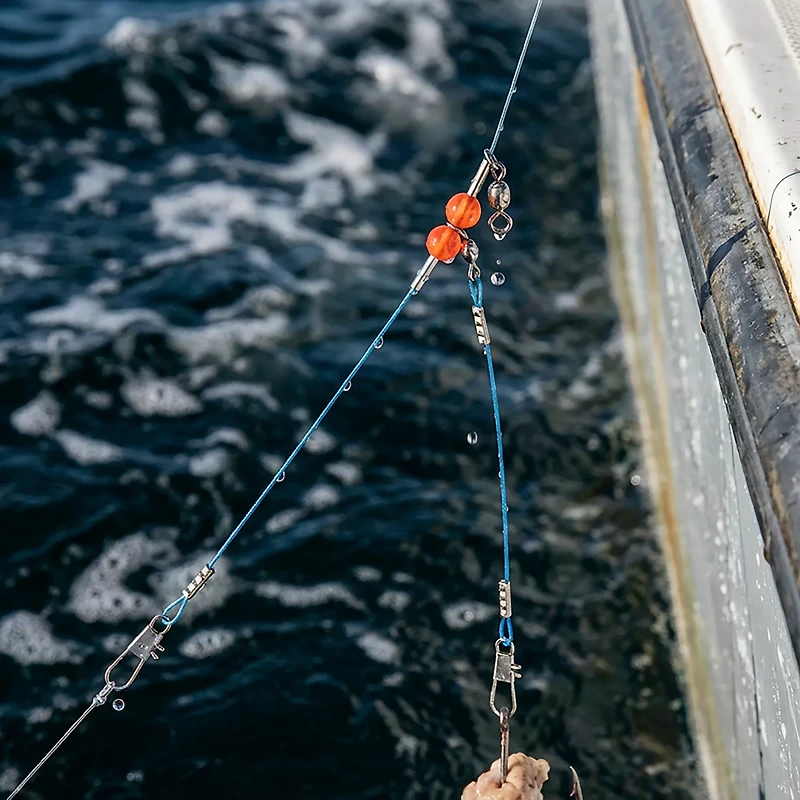 Eagle Claw Single Drop Blue Wire Leaders 10-pack