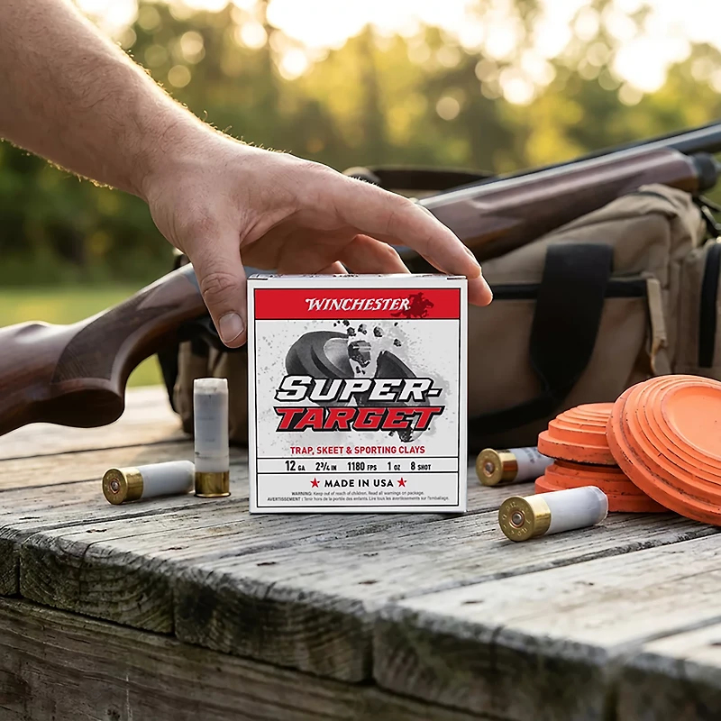Winchester Super-Target 12 Gauge 8 Shotshells - 25 Rounds