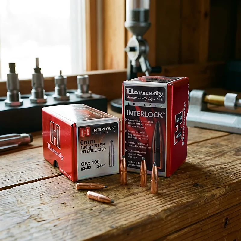 Hornady InterLock BTSP 6mm 100-Grain Bullets