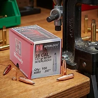 Hornady InterLock BTSP .25 117-Grain Bullets