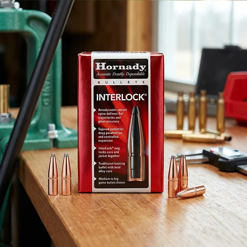 Hornady InterLock SP .30 150-Grain Bullets - 100 rounds