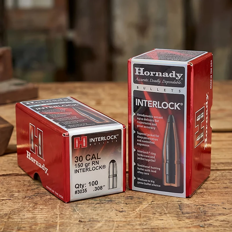 Hornady InterLock RN .30 Caliber 150-Grain Bullets