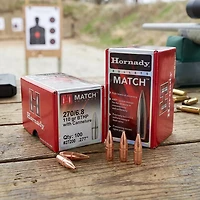 Hornady BTHP 6.8mm 110-Grain Bullets with Cannelure