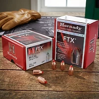 Hornady FTX .44 Magnum 225-Grain Bullets - 100 Rounds