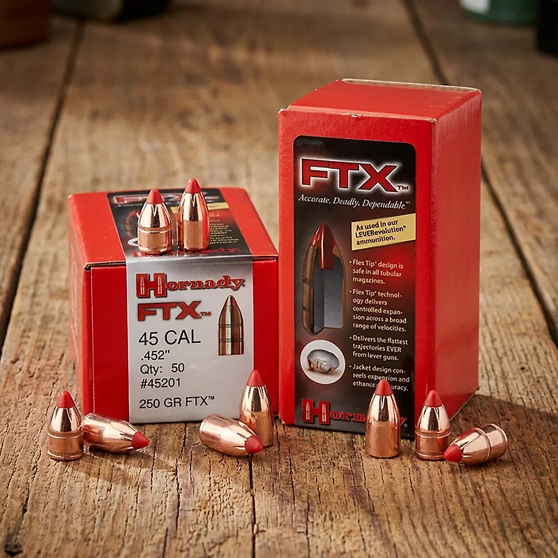 Hornady FTX .45/.450 Bushmaster 250-Grain Bullets