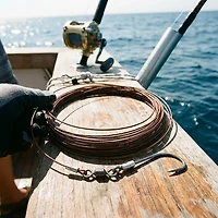 American Fishing Wire 49-Strand 175 lbs 30 ft Coil Stainless-Steel Shark Leader Cable