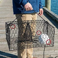 O&H Mfg. 24" x 24" x 11" Crab Trap