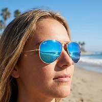 Ray-Ban Large Metal Aviator Sunglasses