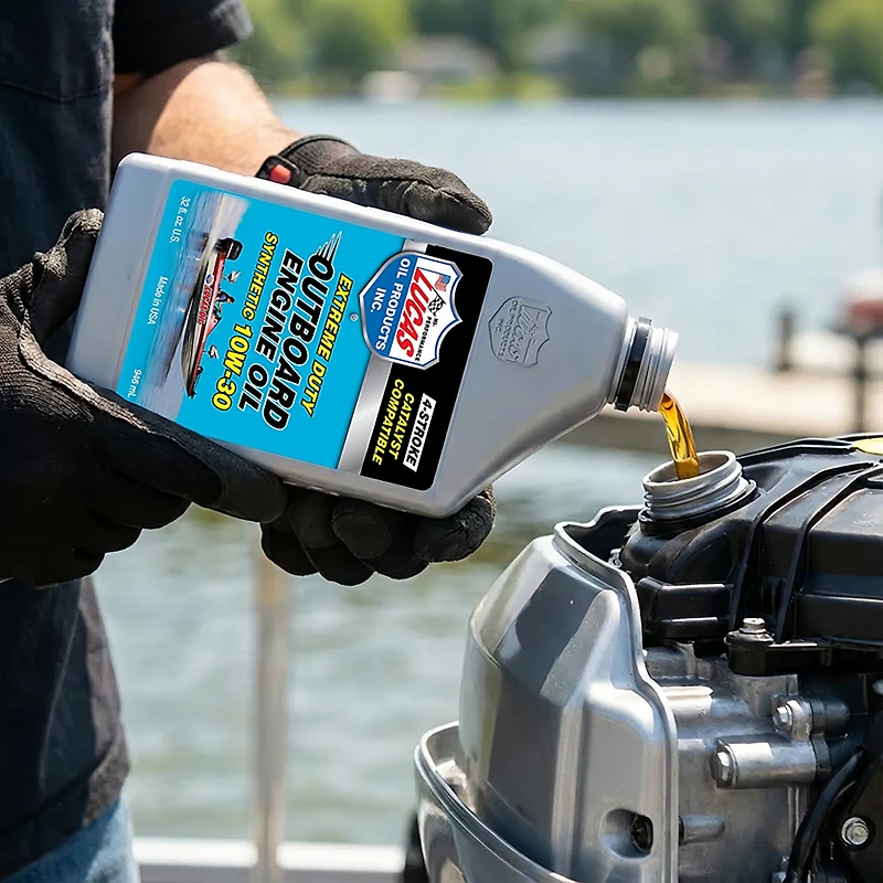 Lucas Oil Synthetic SAE 10W-30 Outboard Engine Oil