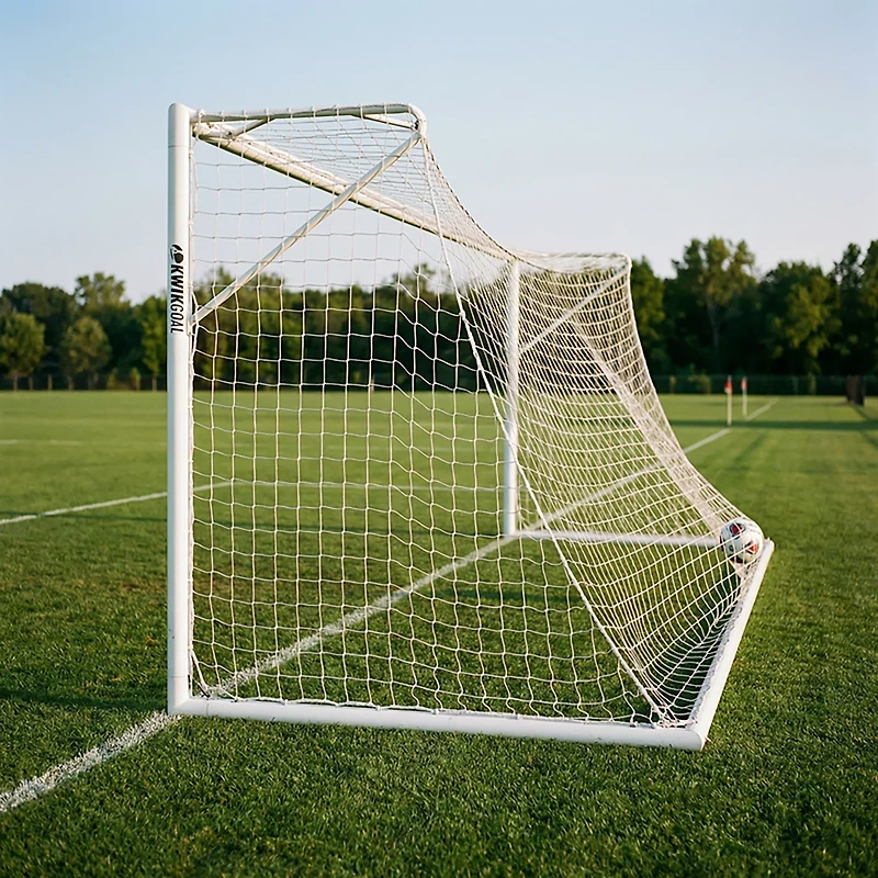 Kwik Goal 6.5 ft x 12 ft Deluxe European Club Junior Soccer Goal