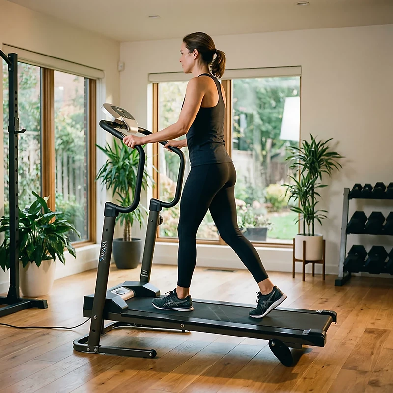 Stamina® Avari® Adjustable-Height Magnetic Treadmill