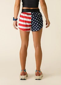 ChicknLegs Women's USA Split Shorts 1.5