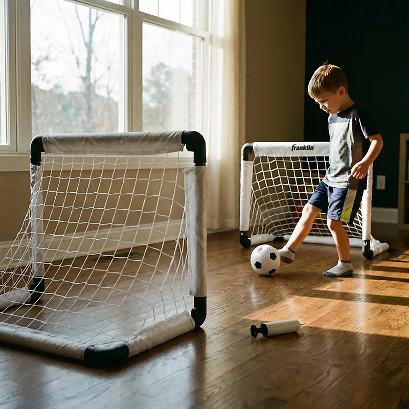 Franklin 1.4 ft x 1.8 ft Mini Insta Indoor Soccer Set