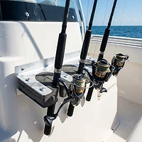 Marine Raider™ Aluminum 3-Rod Holder