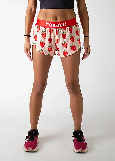 ChicknLegs Women's Stawberry Split Shorts 1.5