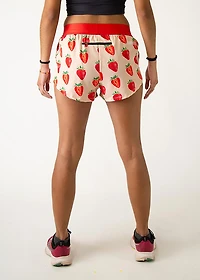 ChicknLegs Women's Stawberry Split Shorts 1.5