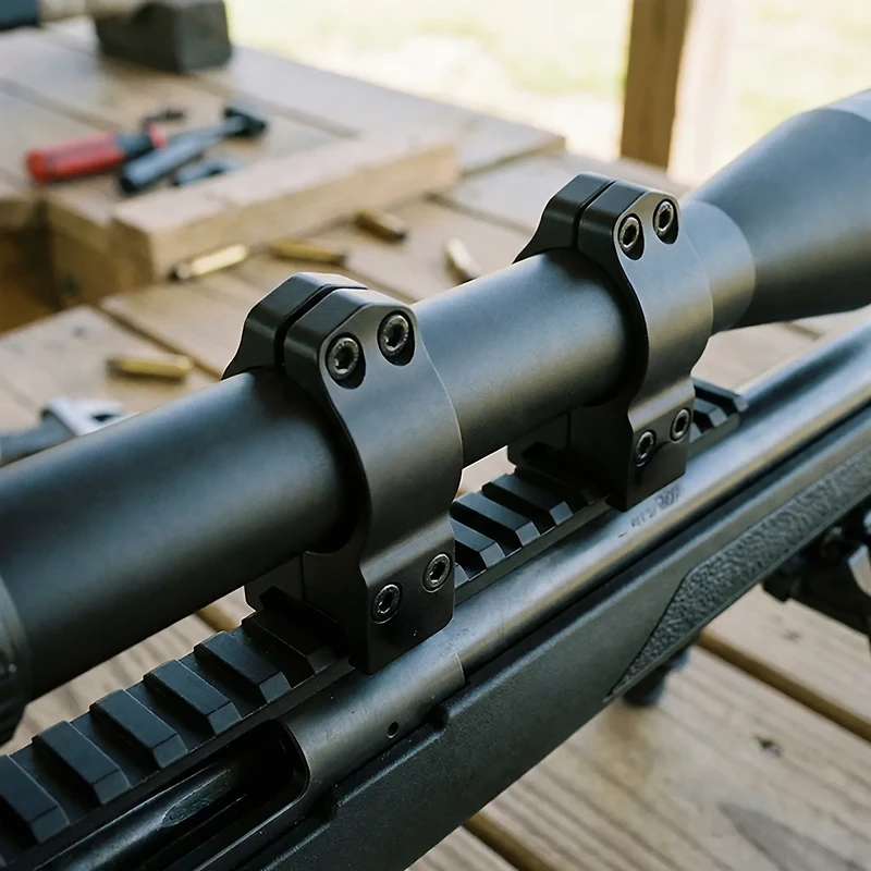 Warne Maxima/Magnum Permanent Low 1 in Scope Mount Fixed Ring Set