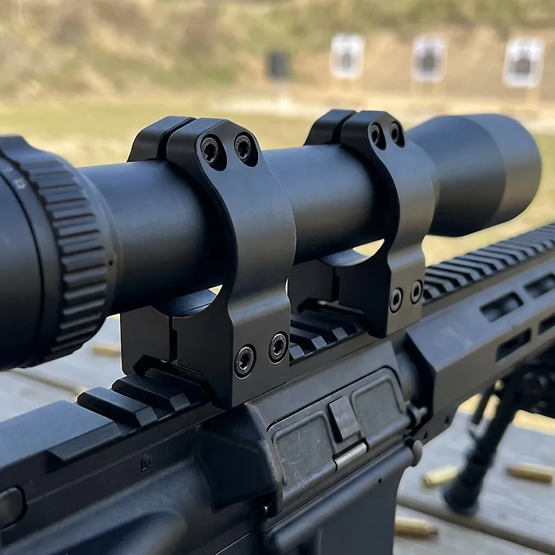 Warne Maxima/Magnum Permanent 1 in Medium Fixed Scope Mount Rings