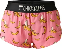 ChicknLegs Women's Pink Bananas Split Shorts 1.5