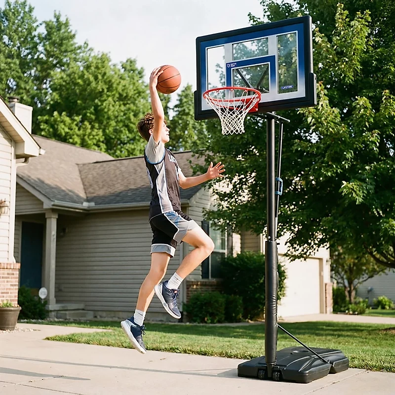 Lifetime Courtside 48 in Polycarbonate Portable Basketball Hoop