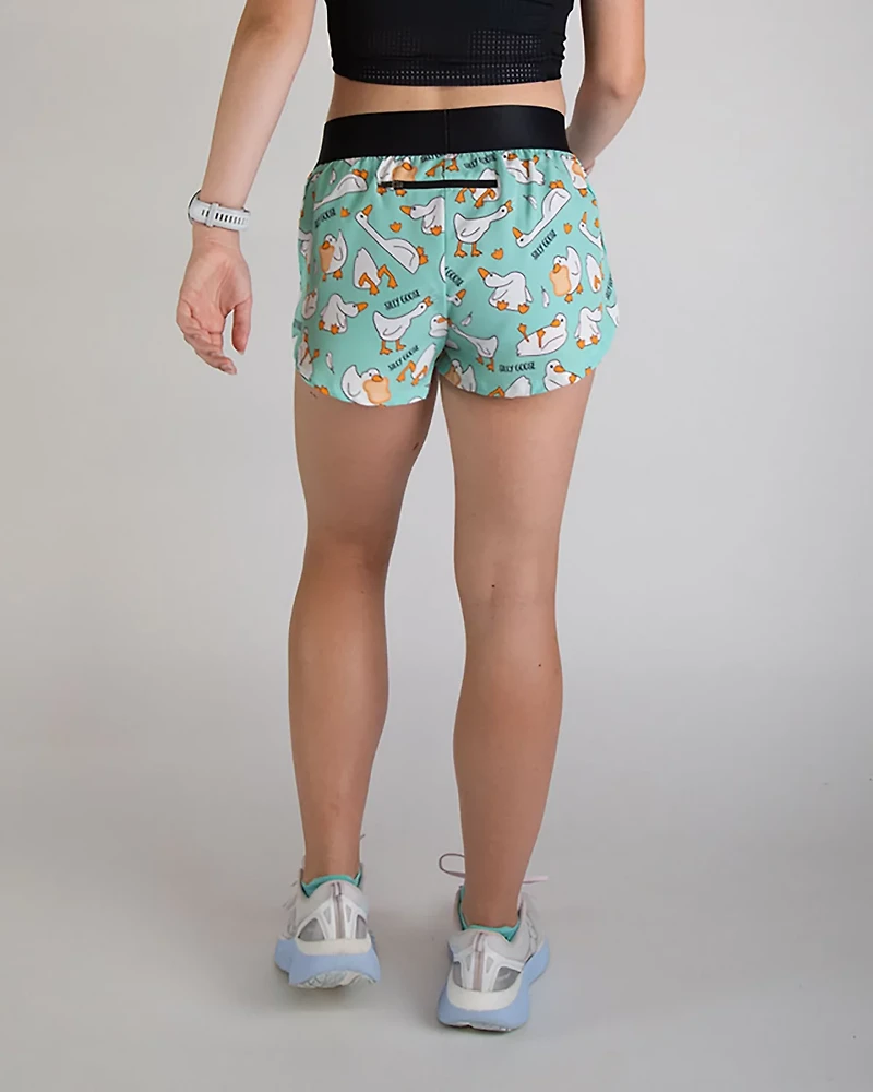 ChicknLegs Women's Silly Goose Split Shorts 1.5